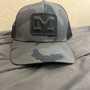 Camouflage Trucker Hat with M Logo